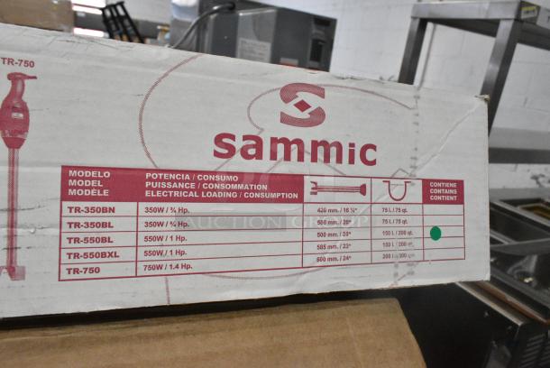 BRAND NEW SCRATCH AND DENT! Sammic TR-550 Immersion Blender. 120 Volts, 1 Phase. Tested and Working! - Image 6 of 6