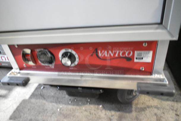 BRAND NEW SCRATCH AND DENT! 2024 Avantco 177HEAT1836I Metal Commercial Enclosed Heated Holding Cabinet on Commercial Casters. 120 Volts, 1 Phase. Tested and Working! - Image 3 of 7