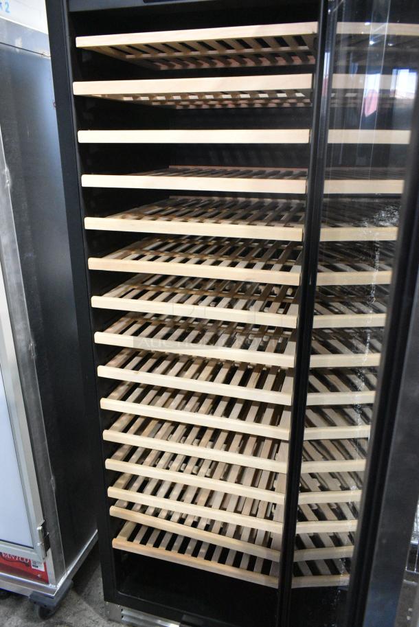 BRAND NEW SCRATCH AND DENT! AvaValley 342WRC165SZ Metal Commercial Single Door Reach In Wine Chiller Cooler Merchandiser. 110-120 Volts, 1 Phase. Tested and Working! - Image 3 of 4