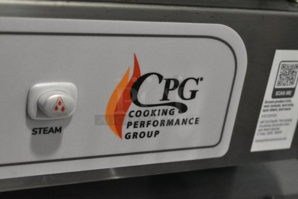 BRAND NEW SCRATCH AND DENT! Cooking Performance Group CPG COH-T3-A Electric Thermostatic Countertop 3 Tray Half Size Convection Oven with Moisture Injection. 110 Volts, 1 Phase. Tested and Powers On But Does Not Get Warm - Image 2 of 6