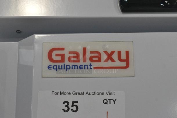 BRAND NEW SCRATCH AND DENT! Galaxy 177GRI18FW Metal Commercial Single Door Reach In Freezer on Commercial Casters. 115 Volts, 1 Phase. Tested and Working! - Image 2 of 6