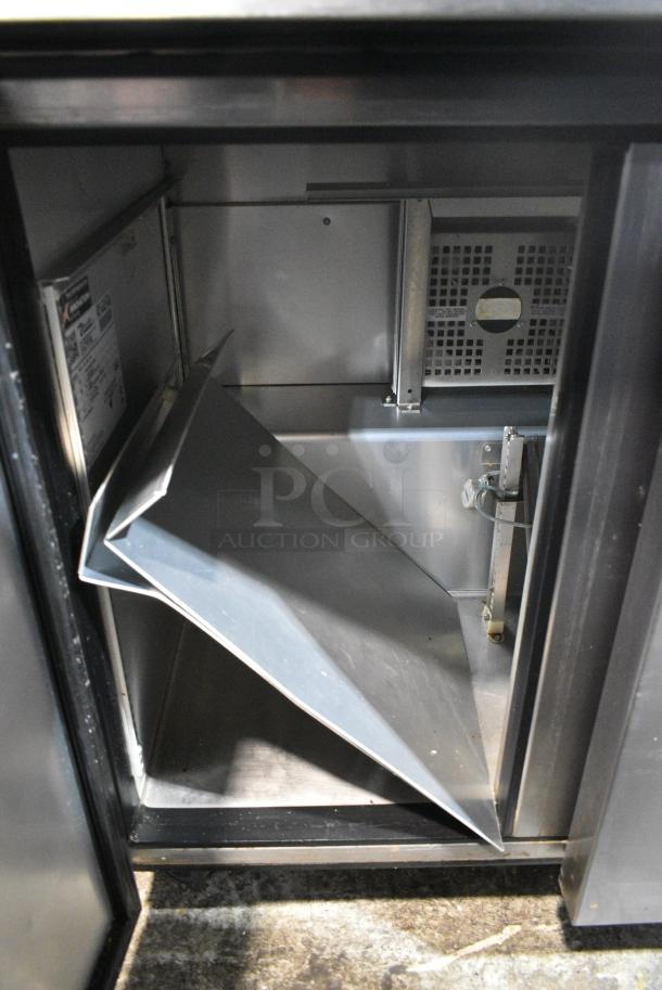 2019 True TSSU-36-08-HC Stainless Steel Commercial Sandwich Salad Prep Table Bain Marie Mega Top on Commercial Casters. 115 Volts, 1 Phase. Tested and Working! - Image 7 of 10