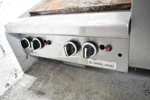 Garland Stainless Steel Commercial Countertop Natural Gas Powered Flat Top Griddle. - Image 3 of 5