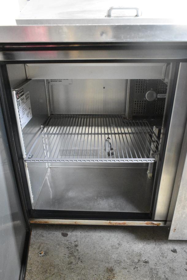 2019 True TSSU-48-08-HC Stainless Steel Commercial Sandwich Salad Prep Table Bain Marie Mega Top on Commercial Casters. 115 Volts, 1 Phase. Tested and Working! - Image 6 of 9