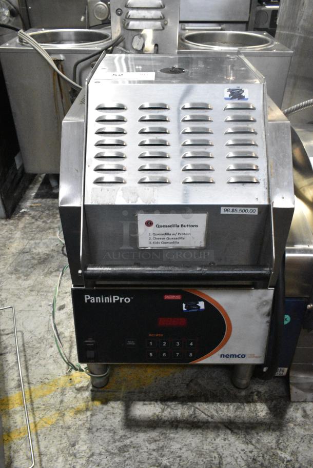 2019 Nemco 6900-208-C1 Stainless Steel Commercial Countertop Panini Press. 208 Volts, 1 Phase. - Image 1 of 6