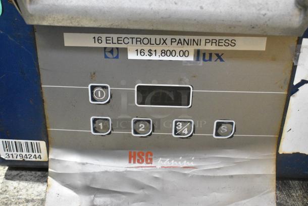 Electrolux HSSPAN Stainless Steel Commercial Countertop Electric Powered Panini Press. 208 Volts, 1 Phase. - Image 2 of 5