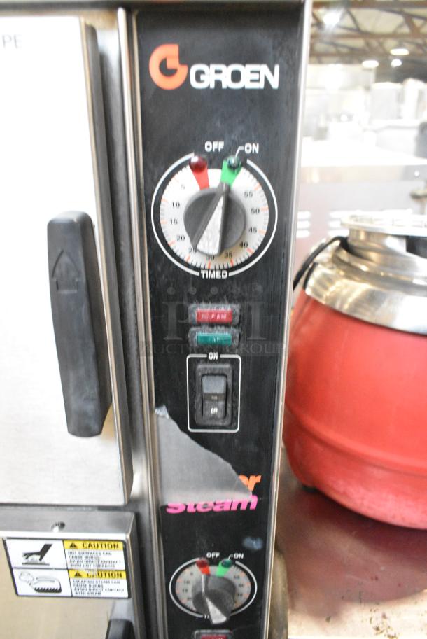Groen HY-6E Stainless Steel Commercial Electric Powered 2 Deck Steam Cabinet. 480 Volts, 3 Phase. - Image 3 of 9