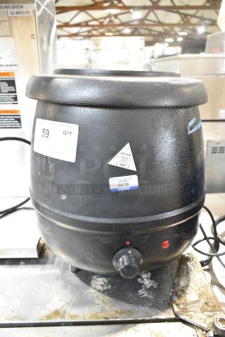 Glenray Metal Commercial Countertop Soup Kettle Food Warmer. 120 Volts, 1 Phase. Tested and Working!