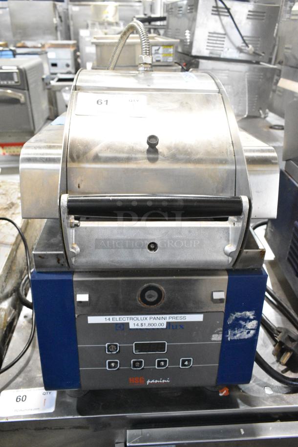 Electrolux HSPPUS Stainless Steel Commercial Countertop Electric Powered Panini Press. 208 Volts, 1 Phase. - Image 1 of 5