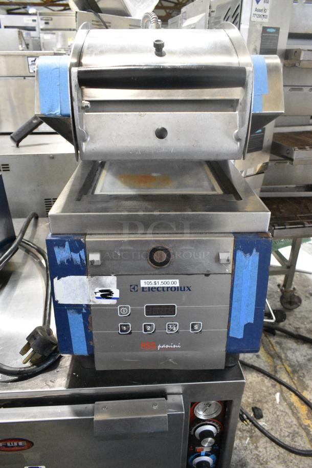 Electrolux HSPPAN Stainless Steel Commercial Countertop Electric Powered Panini Press. 208 Volts, 1 Phase. - Image 1 of 5