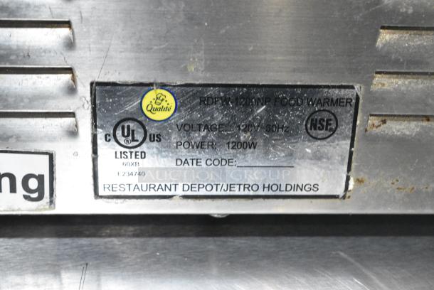 Qualite RDFW-1200NP Stainless Steel Commercial Countertop Food Warmer. 120 Volts, 1 Phase. Tested and Working! - Image 7 of 7