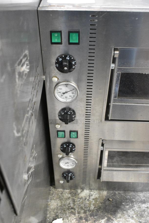 Stainless Steel Commercial Countertop 2 Deck Pizza Oven. Cannot Test Due To Missing Power Cord - Image 2 of 4