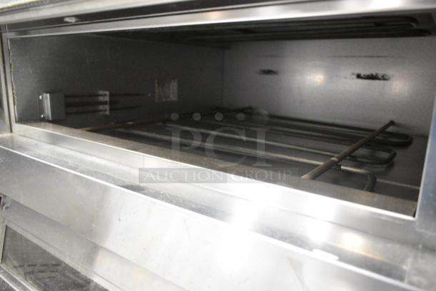 Stainless Steel Commercial Countertop 2 Deck Pizza Oven. Cannot Test Due To Missing Power Cord - Image 3 of 4