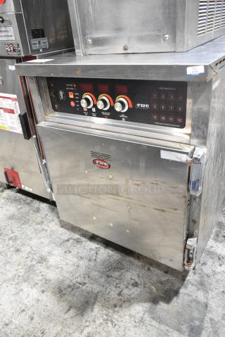 FWE LCH-4 Stainless Steel Commercial Heated Holding Cabinet on Commercial Casters. 208 Volts, 1 Phase.