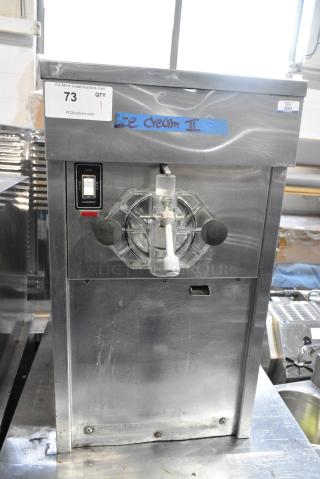 SaniServ A4041N Stainless Steel Commercial Countertop Air Cooled Single Flavor Soft Serve Ice Cream Machine. 208-230 Volts, 1 Phase.