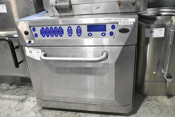Merrychef 402S Stainless Steel Commercial Countertop Electric Powered Rapid Cook Oven. 208/240 Volts, 1 Phase. - Image 1 of 5