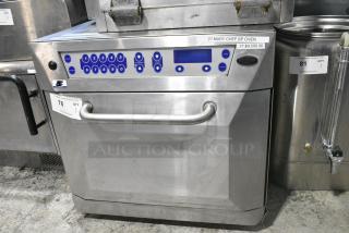 Merrychef 402S Stainless Steel Commercial Countertop Electric Powered Rapid Cook Oven. 208/240 Volts, 1 Phase.