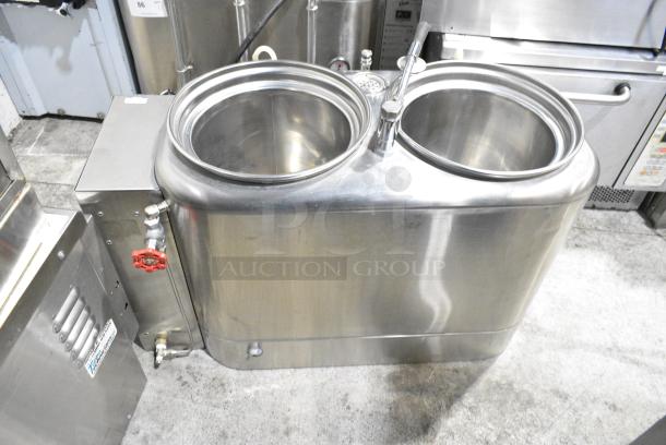 Curtis RU-300 Stainless Steel Commercial Countertop Double Coffee Urn. No Lids. - Image 6 of 8