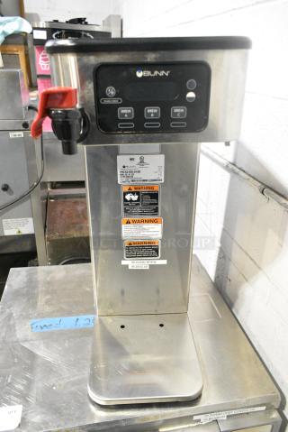 2020 Bunn ICB-DV Stainless Steel Commercial Countertop Iced Tea Machine w/ Hot Water Dispenser. 120 Volts, 1 Phase.