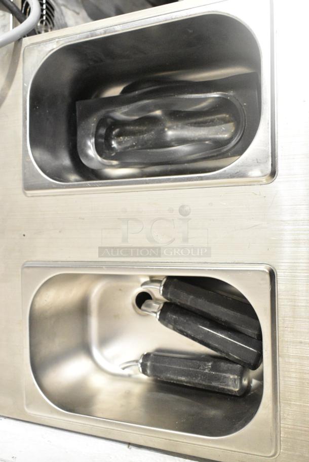 Vevor ZM-A168 Stainless Steel Commercial Floor Style Air Cooled 2 Flavor w/ Twist Soft Serve Ice Cream Machine. 110 Volts, 1 Phase. - Image 4 of 6