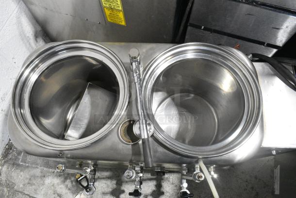 Curtis RU-300 Stainless Steel Commercial Countertop Double Coffee Urn. No Lids - Image 5 of 7