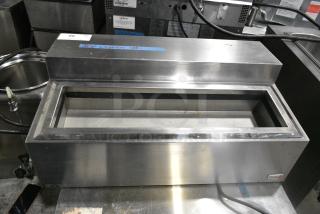 2019 Fagor CPR604 Stainless Steel Commercial Countertop Refrigerated Rail. 115 Volts, 1 Phase. Tested and Working!