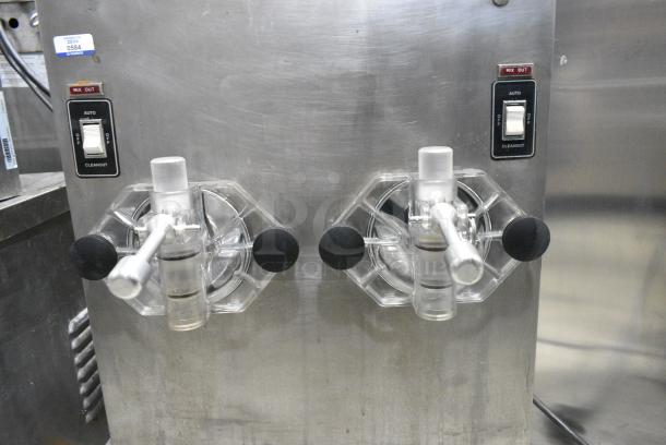 SaniServ AZ5 Stainless Steel Commercial Countertop Air Cooled 2 Flavor Soft Serve Ice Cream Machine. 115 Volts, 1 Phase. - Image 2 of 5