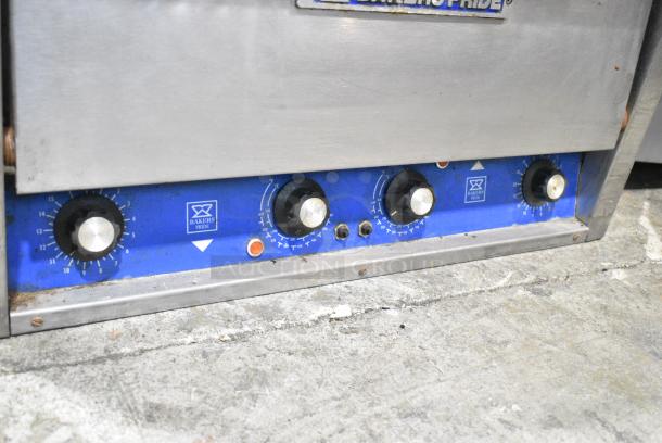 Bakers Pride P44 Stainless Steel Commercial Countertop 2 Deck Pizza Oven w/ Cooking Stones. 208 Volts, 1 Phase. - Image 4 of 8