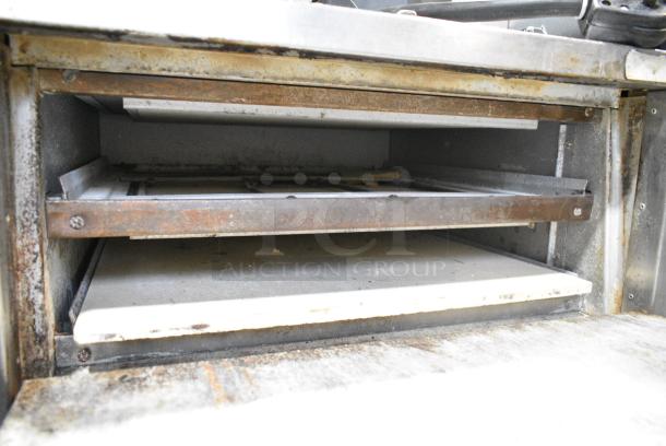 Bakers Pride P44 Stainless Steel Commercial Countertop 2 Deck Pizza Oven w/ Cooking Stones. 208 Volts, 1 Phase. - Image 5 of 8
