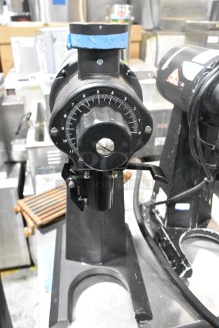 Mahlkonig EK43 Metal Commercial Countertop Black Allround Coffee Bean Grinder Base. 100-120 Volts, 1 Phase. Tested and Working!