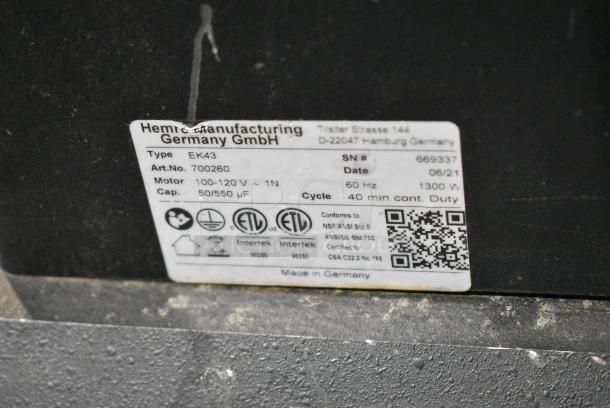 Mahlkonig EK43 Metal Commercial Countertop Black Allround Coffee Bean Grinder Base. 100-120 Volts, 1 Phase. Tested and Does Not Power On - Image 7 of 7