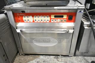 Tim Hortons Stainless Steel Commercial Countertop Electric Powered Convection Oven. 208 Volts, 1 Phase.
