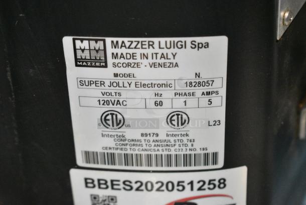Mazzer Luigi Super Jolly Electronic Metal Commercial Countertop Espresso Bean Grinder Base. 120 Volts, 1 Phase. Tested and Working! - Image 5 of 5