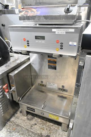 Bunn DUAL SH DBC Stainless Steel Commercial Countertop Double Coffee Machine w/ Hot Water Dispenser. 120/208 Volts, 1 Phase.