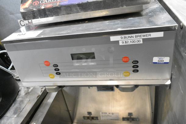 Bunn DUAL SH DBC Stainless Steel Commercial Countertop Double Coffee Machine w/ Hot Water Dispenser. 120/208 Volts, 1 Phase. - Image 2 of 5