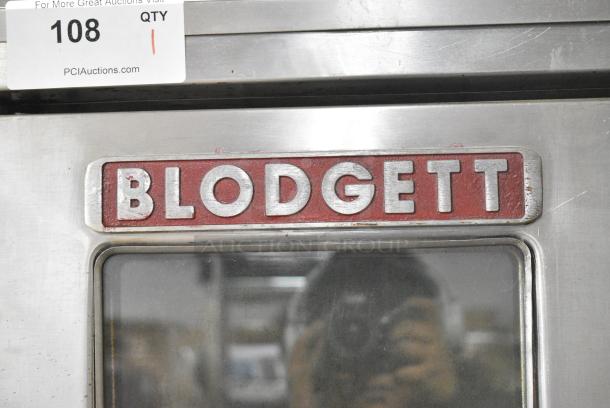 2 Blodgett Stainless Steel Commercial Natural Gas Powered Full Size Convection Oven w/ View Through Doors and Thermostatic Controls on Commercial Casters. 2 Times Your Bid! - Image 2 of 10