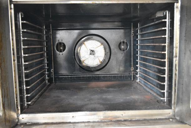 2 Blodgett Stainless Steel Commercial Natural Gas Powered Full Size Convection Oven w/ View Through Doors and Thermostatic Controls on Commercial Casters. 2 Times Your Bid! - Image 6 of 10