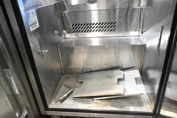 2017 Migali C-SP27-8-HC Stainless Steel Commercial Single Door Undercounter Cooler on Commercial Casters. 115 Volts, 1 Phase. Tested and Working! - Image 2 of 5