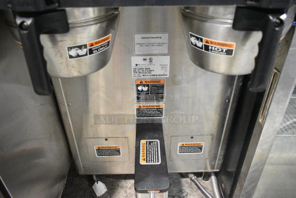 2018 Bunn DUAL TF DBC Stainless Steel Commercial Countertop Double Coffee Machine w/ Hot Water Dispenser and Metal Brew Basket. 120/208-240 Volts, 1 Phase. - Image 2 of 5