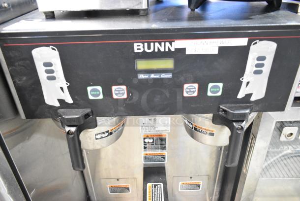 2018 Bunn DUAL TF DBC Stainless Steel Commercial Countertop Double Coffee Machine w/ Hot Water Dispenser and Metal Brew Basket. 120/208-240 Volts, 1 Phase. - Image 4 of 5
