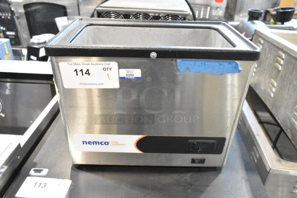 2019 Nemco Stainless Steel Commercial Countertop Cold Condiment Chiller. 120 Volts, 1 Phase. Cannot Test Due To Missing Power Cord - Image 1 of 3