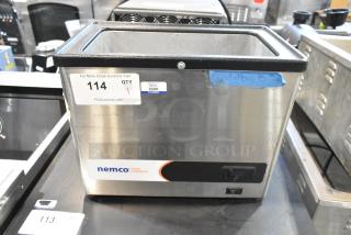 2019 Nemco Stainless Steel Commercial Countertop Cold Condiment Chiller. 120 Volts, 1 Phase. Cannot Test Due To Missing Power Cord