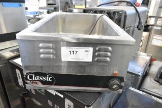 American Permanent Ware W-3V Stainless Steel Commercial Countertop Food Warmer. 120 Volts, 1 Phase. Tested and Working!