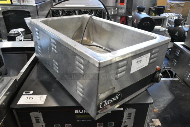 American Permanent Ware W-3V Stainless Steel Commercial Countertop Food Warmer. 120 Volts, 1 Phase. Tested and Working! - Image 2 of 4