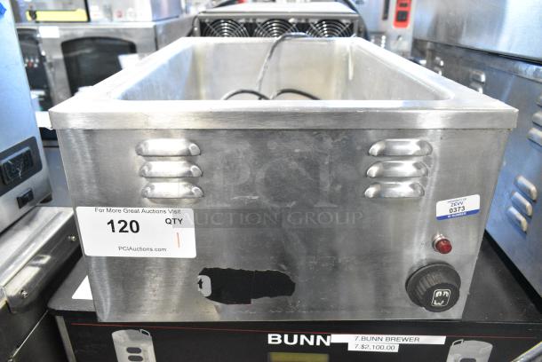 American Permanent Ware W-3V Stainless Steel Commercial Countertop Food Warmer. 120 Volts, 1 Phase. Tested and Working! - Image 1 of 4