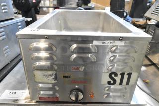 Duke Stainless Steel Commercial Countertop Food Warmer. 120 Volts, 1 Phase. Tested and Working!