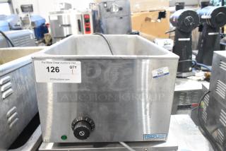 PrepLine TTB-20-U Stainless Steel Commercial Countertop Food Warmer. 120 Volts, 1 Phase. Tested and Powers On But Does Not Get Warm