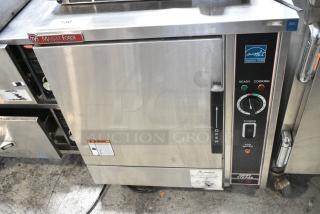 Market Forge TS-5E Turbo Steam Stainless Steel Commercial Countertop Electric Powered Single Deck Steam Cabinet. 208 Volts, 1/3 Phase.