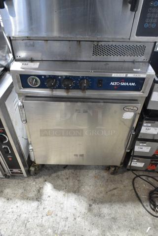 Alto Shaam 750-TH/II Halo Heat Stainless Steel Commercial Heated Holding Cabinet on Commercial Casters. 208-240 Volts, 1 Phase.