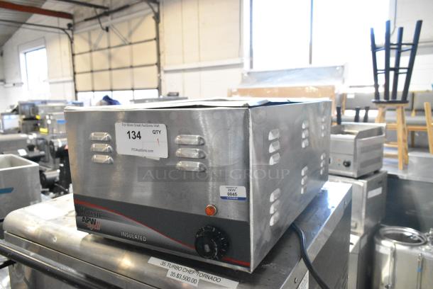 APW Wyott W-3Vi Stainless Steel Commercial Countertop Food Warmer. 120 Volts, 1 Phase. Tested and Working! - Image 2 of 4